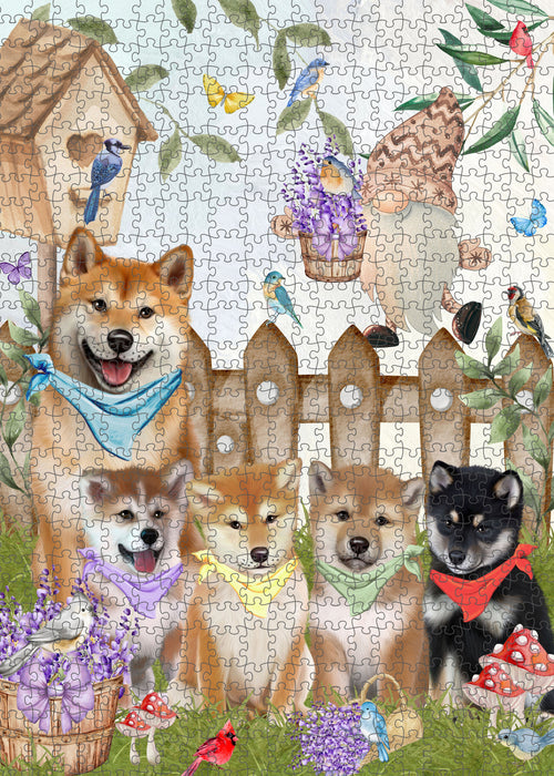 Shiba Inu Jigsaw Puzzle: Explore a Variety of Designs, Interlocking Halloween Puzzles for Adult, Custom, Personalized, Pet Gift for Dog Lovers