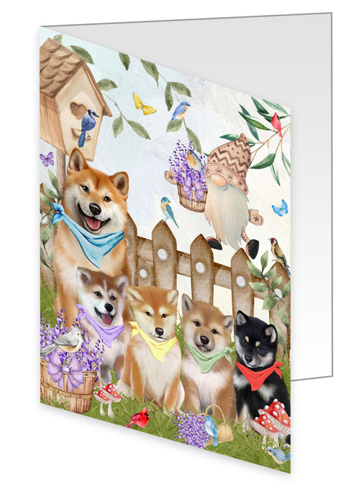 Shiba Inu Greeting Cards & Note Cards, Explore a Variety of Custom Designs, Personalized, Invitation Card with Envelopes, Gift for Dog and Pet Lovers
