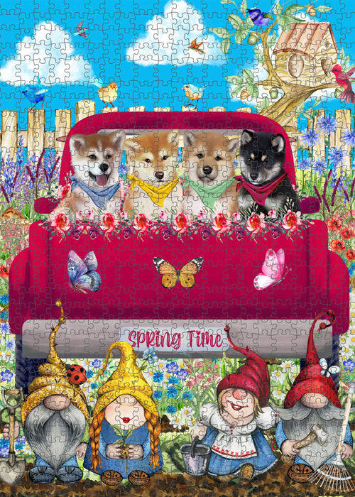 Shiba Inu Jigsaw Puzzle for Adult, Interlocking Puzzles Games, Personalized, Explore a Variety of Designs, Custom, Dog Gift for Pet Lovers