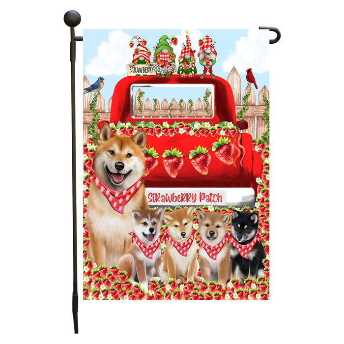 Shiba Inu Dogs Garden Flag: Explore a Variety of Custom Designs, Double-Sided, Personalized, Weather Resistant, Garden Outside Yard Decor, Dog Gift for Pet Lovers