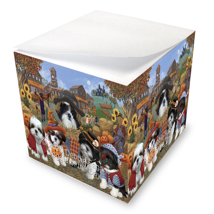 Halloween 'Round Town Shih Tzu Dogs Note Cube NOC-DOTD-A56854