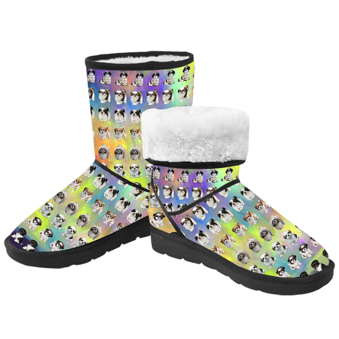 Paradise Wave Siamese Cats  Kid's Snow Boots