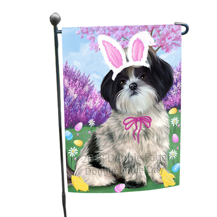 Shih Tzu Dog Easter Holiday Garden Flag GFLG57036
