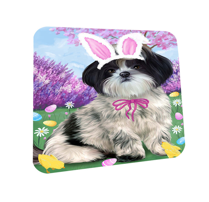 Shih Tzu Dog Easter Holiday Coasters Set of 4 CST49227