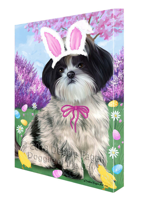 Shih Tzu Dog Easter Holiday Canvas Wall Art CVS60231
