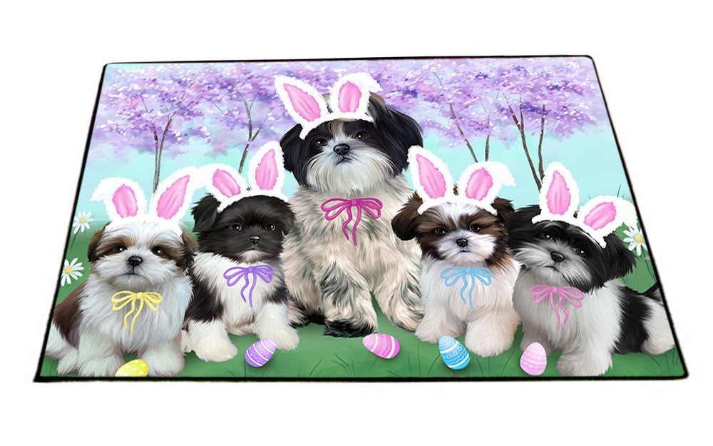 Shih Tzus Dog Easter Holiday Floormat FLMS49665