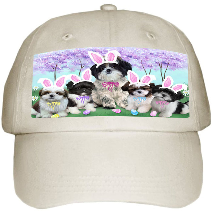 Shih Tzus Dog Easter Holiday Ball Hat Cap HAT51540