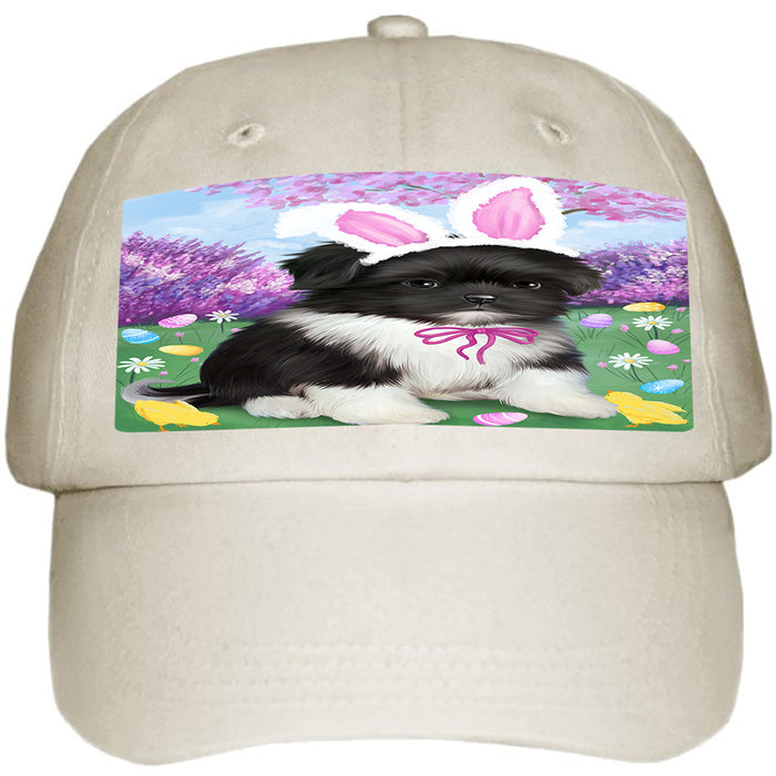 Shih Tzu Dog Easter Holiday Ball Hat Cap HAT51543