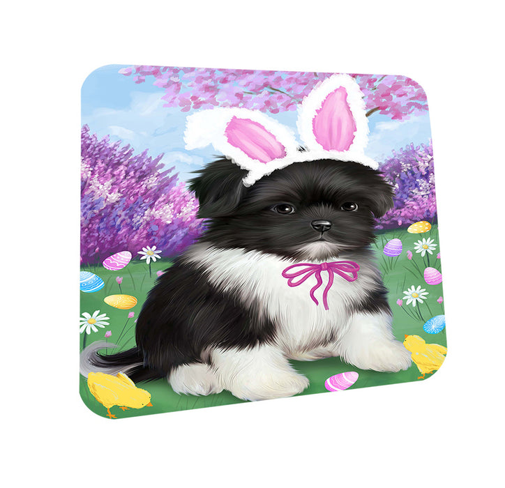 Shih Tzu Dog Easter Holiday Coasters Set of 4 CST49229