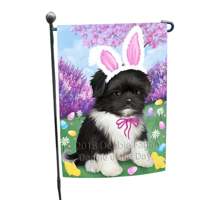 Shih Tzu Dog Easter Holiday Garden Flag GFLG57038