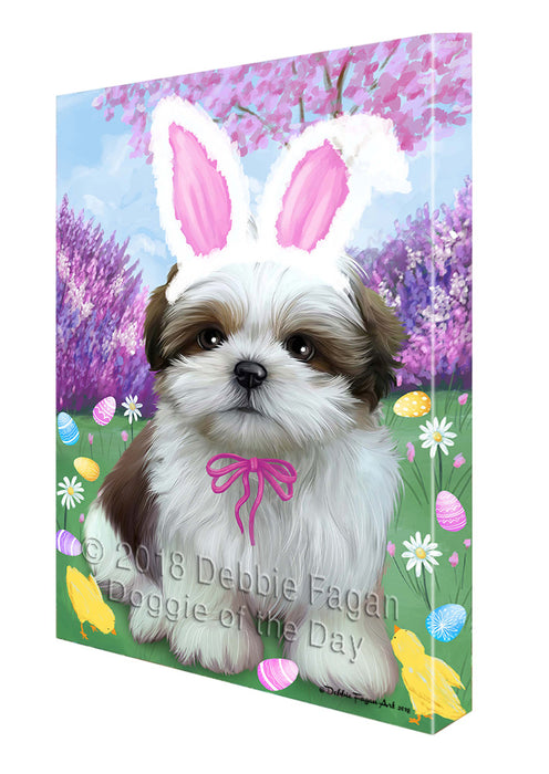 Shih Tzu Dog Easter Holiday Canvas Wall Art CVS60258