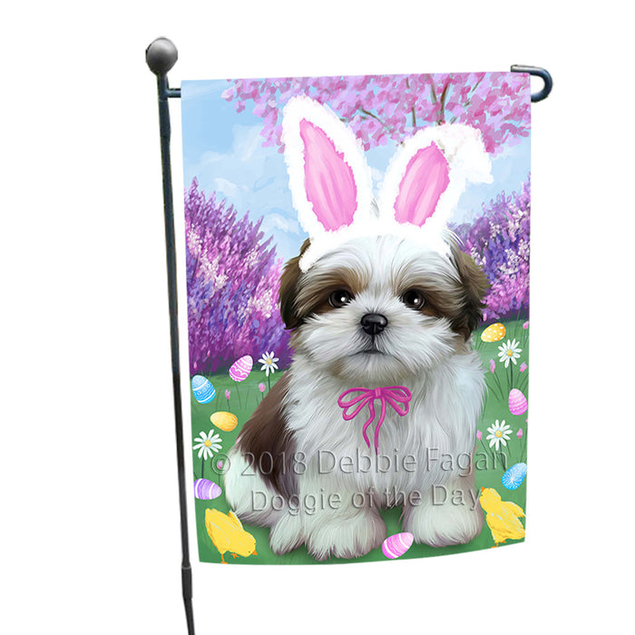 Shih Tzu Dog Easter Holiday Garden Flag GFLG57039