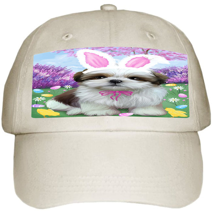 Shih Tzu Dog Easter Holiday Ball Hat Cap HAT51546