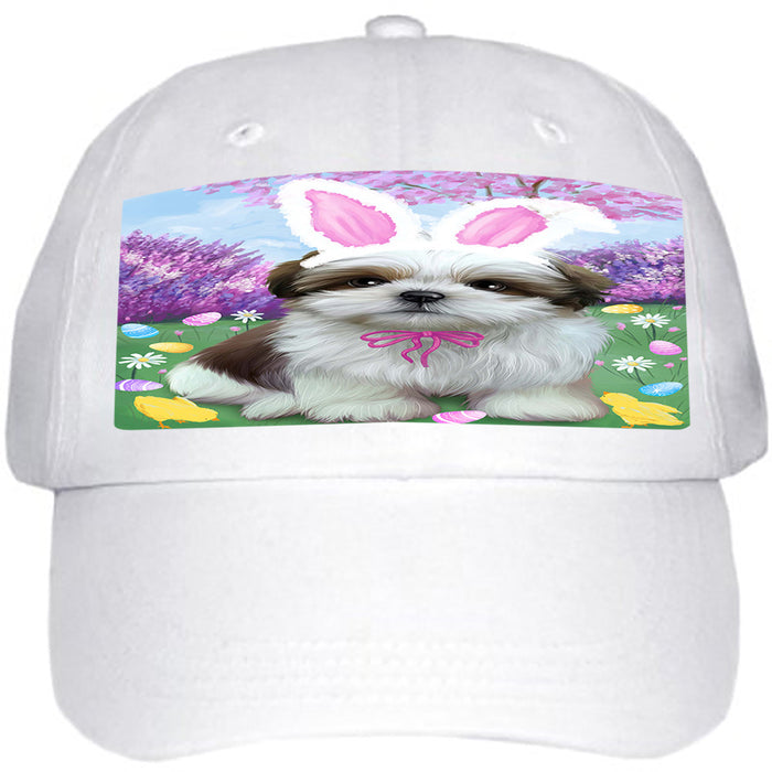 Shih Tzu Dog Easter Holiday Ball Hat Cap HAT51546