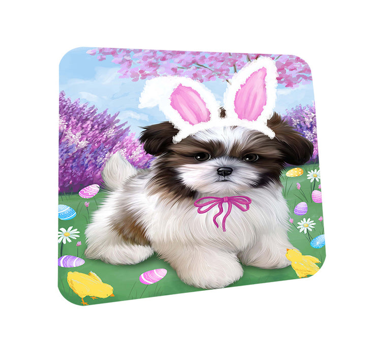 Shih Tzu Dog Easter Holiday Coasters Set of 4 CST49231