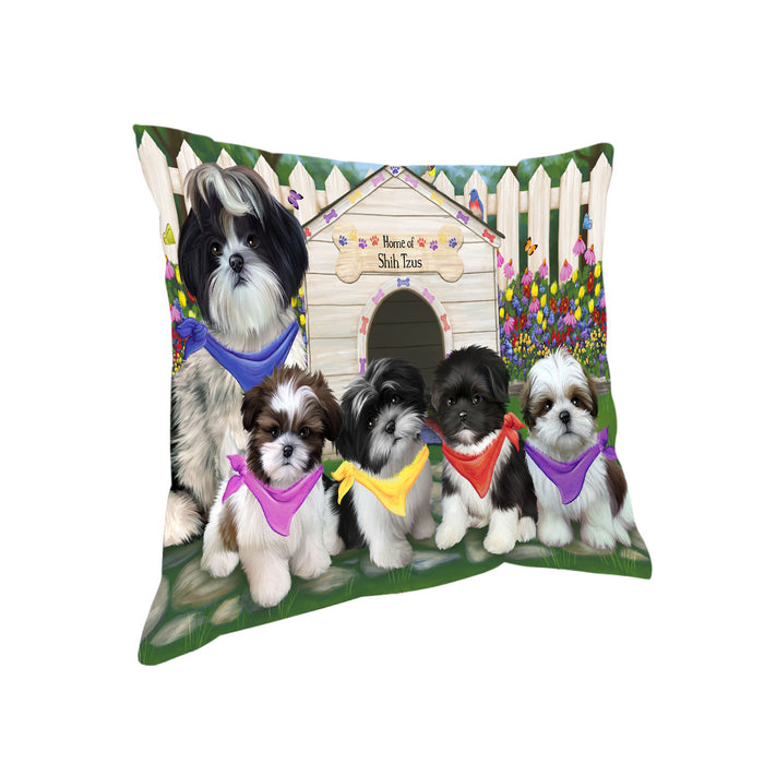Spring Dog House Shih Tzus Dog Pillow PIL56384