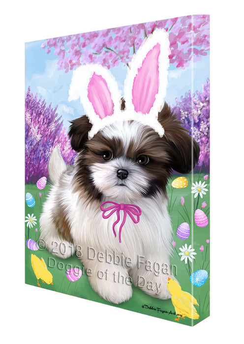 Shih Tzu Dog Easter Holiday Canvas Wall Art CVS60267