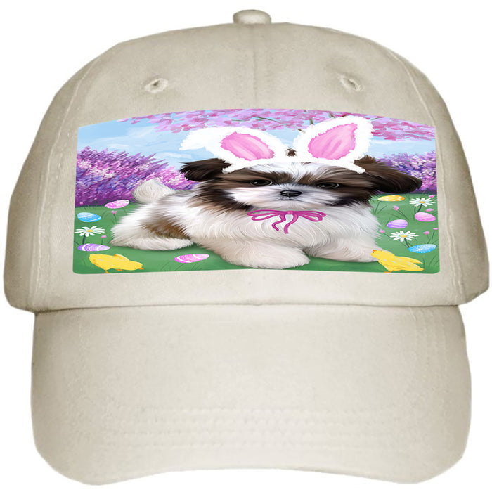 Shih Tzu Dog Easter Holiday Ball Hat Cap HAT51549