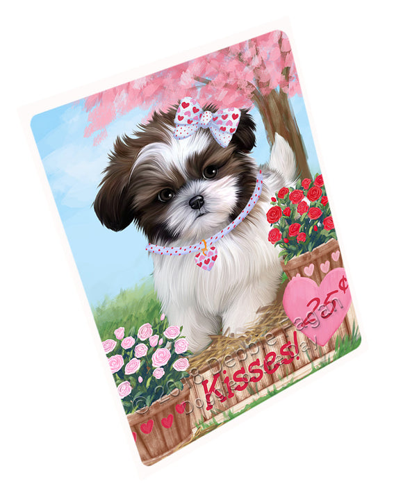 Rosie 25 Cent Kisses Shih Tzu Dog Magnet MAG73239 (Small 5.5" x 4.25")