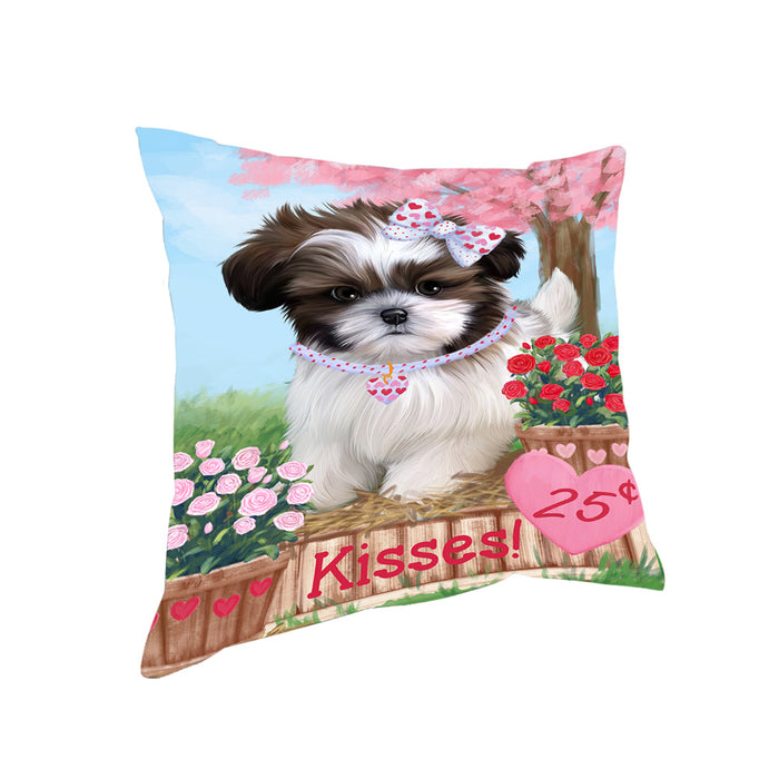 Rosie 25 Cent Kisses Shih Tzu Dog Pillow PIL78428