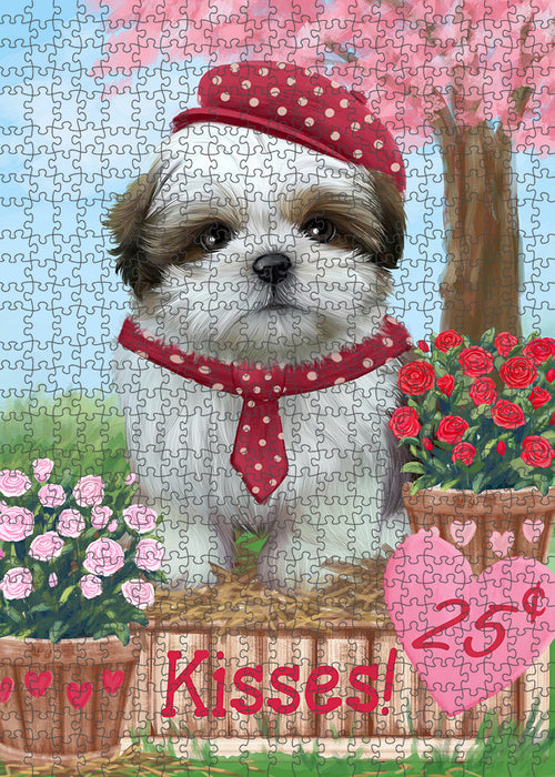 Rosie 25 Cent Kisses Shih Tzu Dog Puzzle with Photo Tin PUZL92344