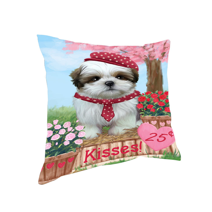 Rosie 25 Cent Kisses Shih Tzu Dog Pillow PIL78432