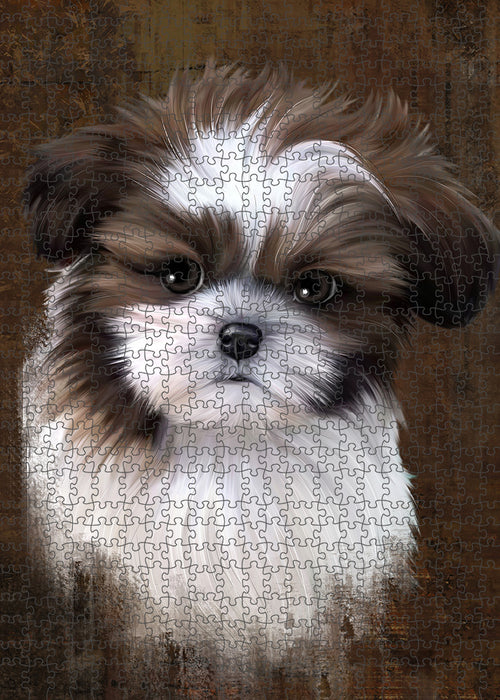 Rustic Shih Tzu Dog Puzzle  PUZL85080