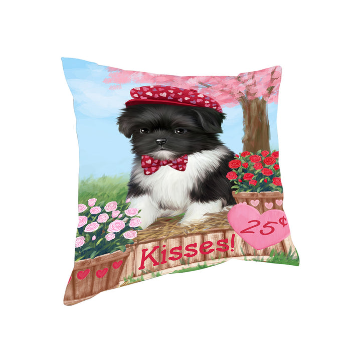 Rosie 25 Cent Kisses Shih Tzu Dog Pillow PIL78436