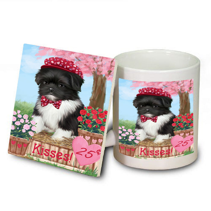 Rosie 25 Cent Kisses Shih Tzu Dog Mug and Coaster Set MUC56028