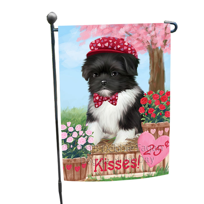 Rosie 25 Cent Kisses Shih Tzu Dog Garden Flag GFLG56584