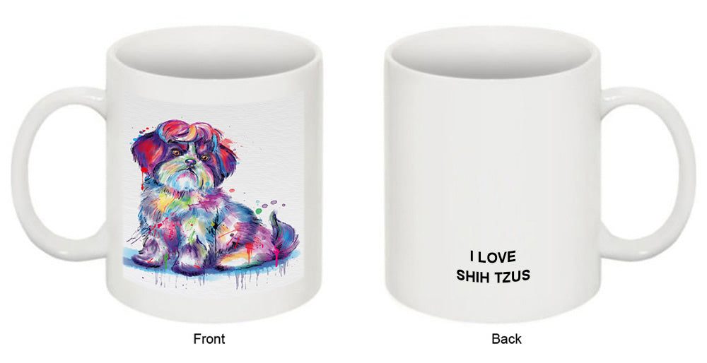 Watercolor Shih Tzu Dog Coffee Mug MUG52502
