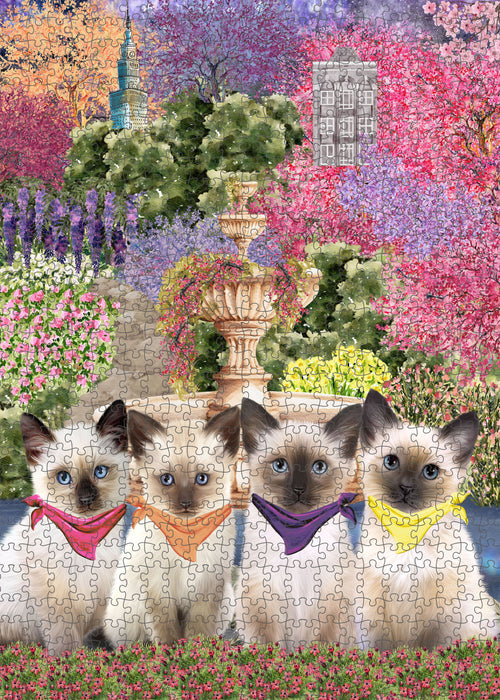 Siamese Jigsaw Puzzle for Adult, Interlocking Puzzles Games, Personalized, Explore a Variety of Designs, Custom, Cat Gift for Pet Lovers