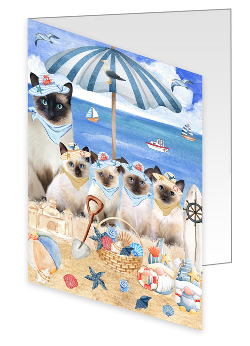 Siamese Cat Greeting Cards & Note Cards: Explore a Variety of Designs, Custom, Personalized, Invitation Card with Envelopes, Gift for Cats and Pet Lovers