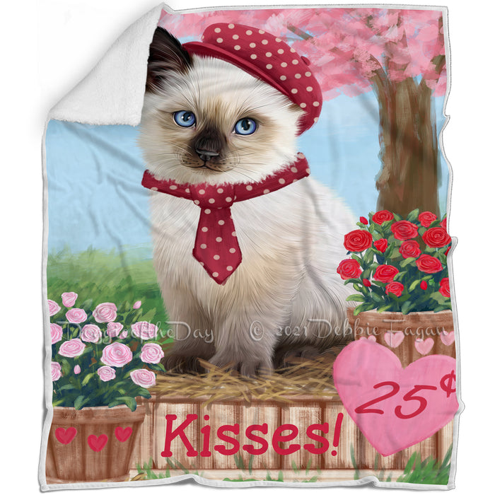 Rosie 25 Cent Kisses Siamese Cat Blanket BLNKT123762