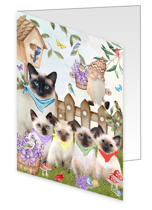 Siamese Cat Greeting Cards & Note Cards, Explore a Variety of Custom Designs, Personalized, Invitation Card with Envelopes, Gift for Cats and Pet Lovers