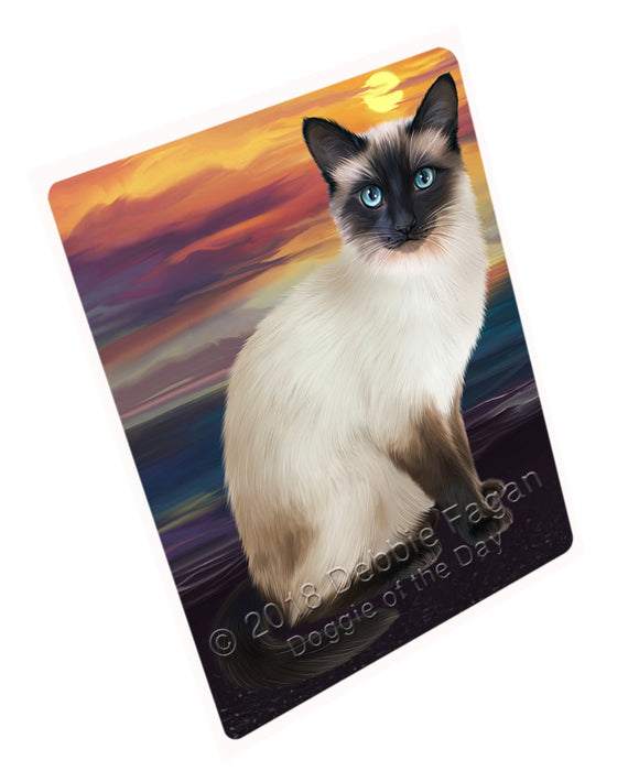 Siamese Cat Large Refrigerator / Dishwasher Magnet RMAG71130