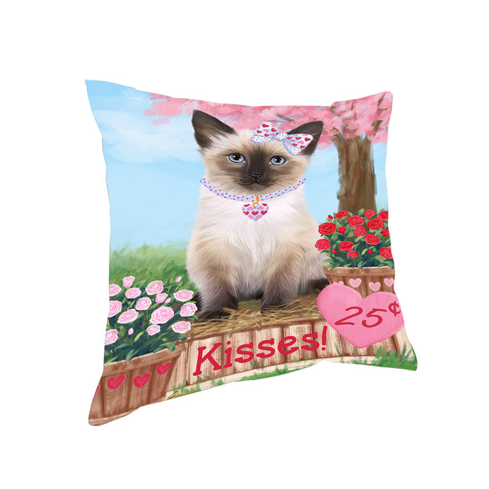 Rosie 25 Cent Kisses Siamese Cat Pillow PIL78440