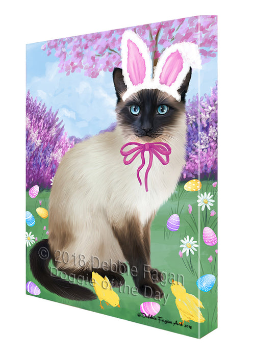 Easter Holiday Siamese Cat Canvas Print Wall Art Décor CVS134801