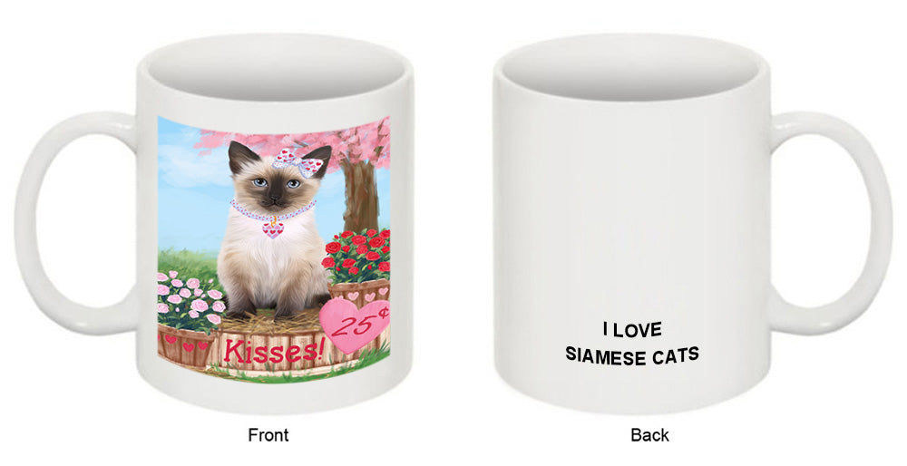 Rosie 25 Cent Kisses Siamese Cat Coffee Mug MUG51435