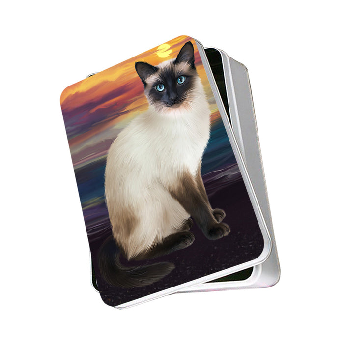 Siamese Cat Photo Storage Tin PITN52797