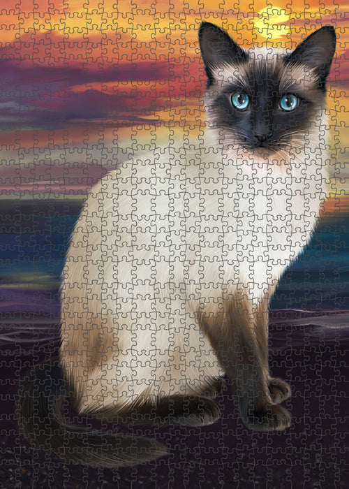 Siamese Cat Puzzle with Photo Tin PUZL62762