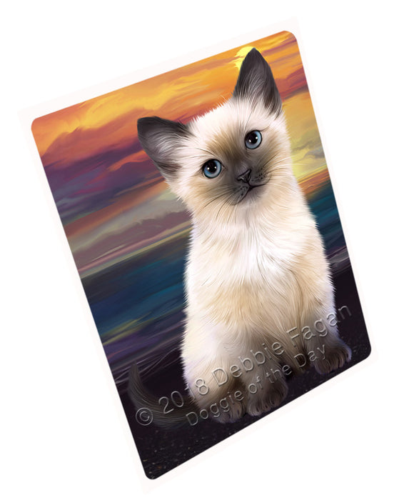 Siamese Cat Large Refrigerator / Dishwasher Magnet RMAG71136