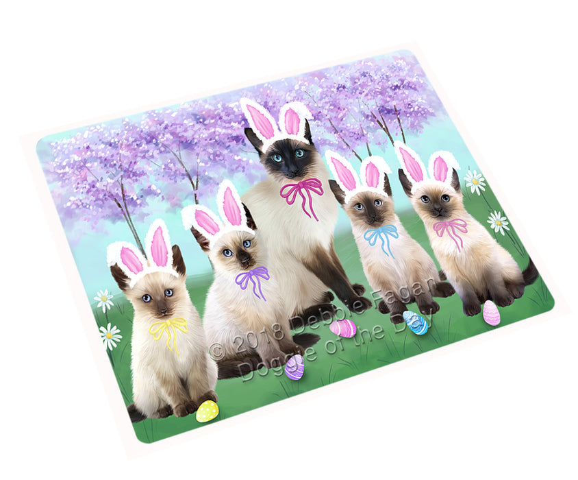 Easter Holiday Siamese Cats Cutting Board C75999