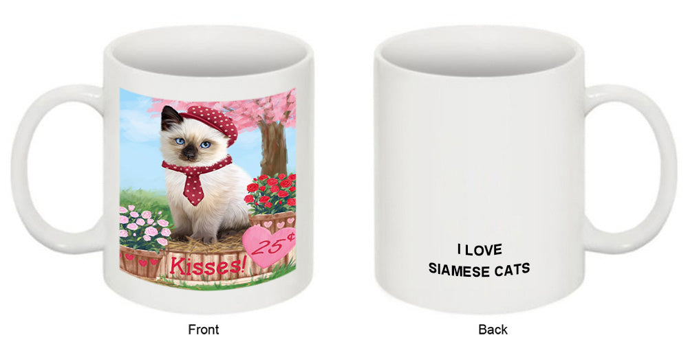 Rosie 25 Cent Kisses Siamese Cat Coffee Mug MUG51436
