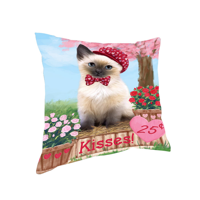 Rosie 25 Cent Kisses Siamese Cat Pillow PIL78448