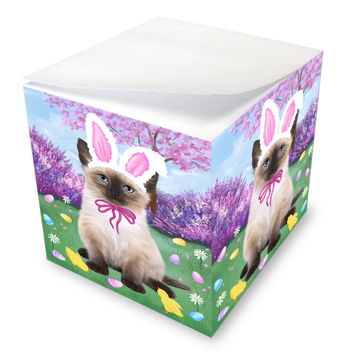 Easter Holiday Siamese Cat Note Cube NOC55052