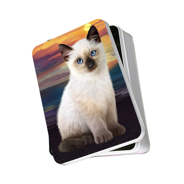 Siamese Cat Photo Storage Tin PITN52799