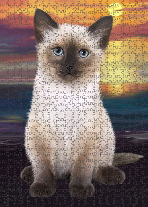 Siamese Cat Puzzle with Photo Tin PUZL62778