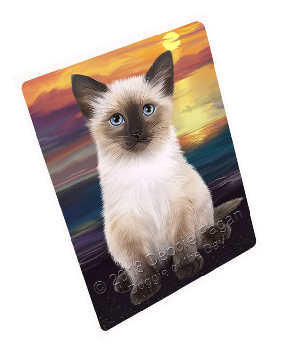 Siamese Cat Large Refrigerator / Dishwasher Magnet RMAG77694