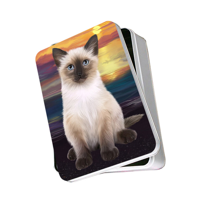 Siamese Cat Photo Storage Tin PITN51776